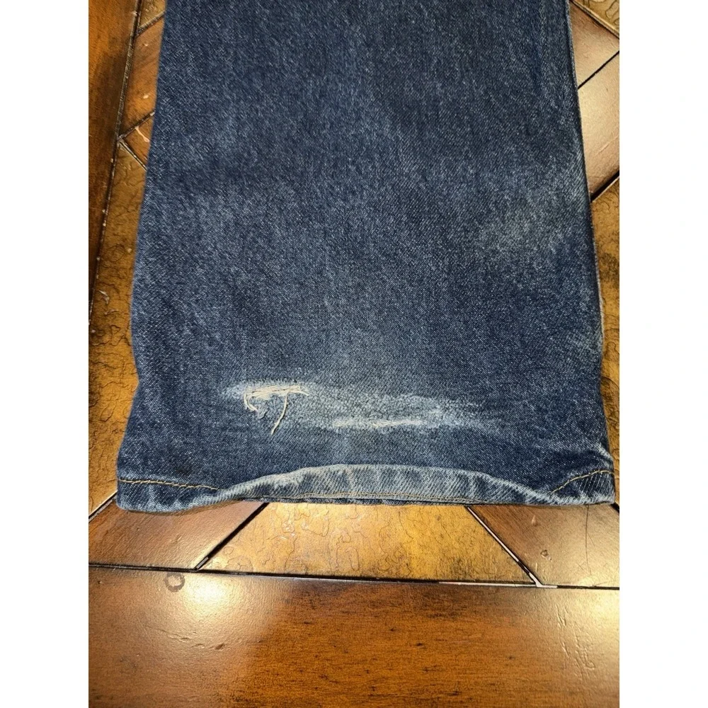 Vintage Levi's 505 Regular Fit Jeans Dark Wash Denim Straight Leg 36x30 Y2K